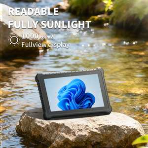 New Rugged Windows máy tính bảng Android 8 8 inch UHF RFID Máy Quét Mã Vạch I7 1000 nits wifi 4 gam xe gắn máy tính bảng công nghiệp - Product Image 2