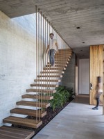 Escalier flottant en acier et bois avec garde-corps en verre pour villa et appartement, durable, sûr, facile à assembler, écologique, escalier moderne