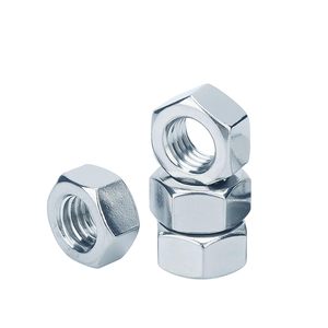 Vente en gros 6061 7075 Écrou fin lourd à tête hexagonale en aluminium anodisé blanc et acier allié (M16 M18 M24) Norme DIN934 - Product Image 3