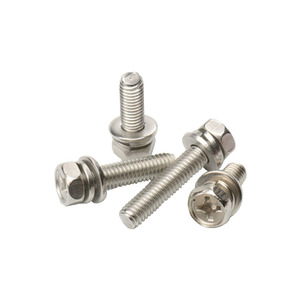 Vis et écrous de haute qualité en acier au carbone zingué à tête ronde - Product Image 1