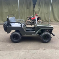 Mini-voiture tout-terrain à essence 150cc, mini-jeep, jouet pour enfants, mini-buggy 150cc pour parc