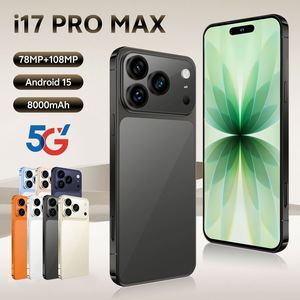 Teléfono Inteligente <span class=keywords><strong>de</strong></span> <span class=keywords><strong>Gama</strong></span> <span class=keywords><strong>Alta</strong></span> I17 Pro Max 5G Android, 16 GB + 1 TB, Batería <span class=keywords><strong>de</strong></span> 8000 mAh, Pantalla Grande <span class=keywords><strong>de</strong></span> 7.3 Pulgadas y 120 Hz, Color Gris, Teléfono Económico - Product Image 2