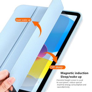 <span class=keywords><strong>Coque</strong></span> Étui Housse pour Tablette Intelligent en Gros en Cuir PU Luxe <span class=keywords><strong>Silicone</strong></span> TPU pour <span class=keywords><strong>iPad</strong></span> 10ème Génération 2022 (10,9 pouces) et <span class=keywords><strong>iPad</strong></span> 11ème Génération 2025 (A16) - Product Image 2
