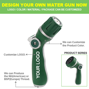 Pistolet d'arrosage haute pression réglable SUNSHINE pour jardin, pulvérisateur métallique, vente en gros usine - Product Image 2