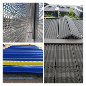 Panneau de clôture coupe-vent ISO9001 mur coupe-vent pour contrôle du vent contrôle du sable tôle ondulée <span class=keywords><strong>perforée</strong></span> - Product Image 2