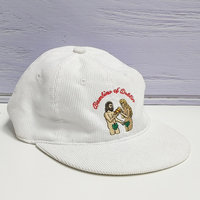 Gorras de Pana Suaves Sin Estructura Estilo Vintage Material Cómodo Visera Plana Gorra Snapback con Logotipo Bordado Personalizado