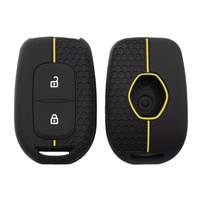 Housse de protection en silicone pour clé de voiture, motif nid d'abeille, étui de protection populaire pour clé télécommande Renault Koleos