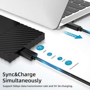 USB 3.1 타입 C에서 USB 3.0 마이크로 B 커넥터 5Gbps 5V 3A 하드 드라이브 USB C에서 마이크로 B 케이블 - Product Image 4