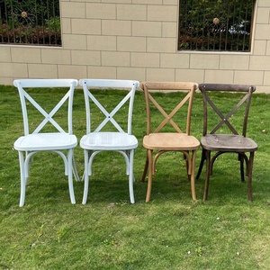 <span class=keywords><strong>Chaise</strong></span> de loisirs durable et résistante aux intempéries, démontable, <span class=keywords><strong>en</strong></span> résine, avec dossier croisé et finition imitation bois - Product Image 1