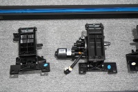Marchepieds électriques rétractables en alliage d'aluminium argenté et noir, marchepieds latéraux automatiques, barre de marche automatique, compatibles avec Range Rover Vogue L405