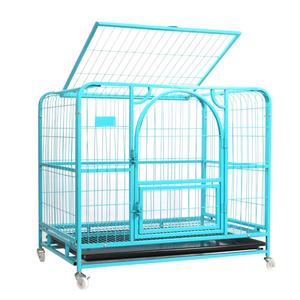 Yüksek kalite sıcak satış çoklu boyutları tek kapı ve çift kapılı katlanır Metal büyük köpek kafesleri kapalı köpek kulübesi - Product Image 3