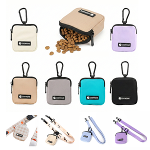 Borsa Impermeabile in Nylon per Snack per Cani con Attacco per Guinzaglio, Portatile, per Addestramento di Cani di Piccola Taglia - Product Image 1