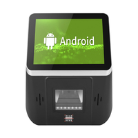 Máquina POS de autoservicio con escaneo de 8 pulgadas Android/Win10, escáner de código de barras/código QR, verificador de precios, impresora de pedidos y pagos, caja registradora