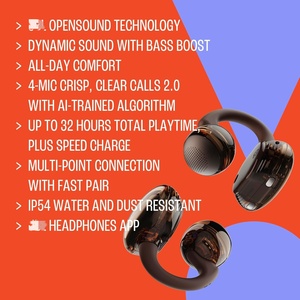 Auriculares Inalámbricos de Oreja Abierta con Clip, Audífonos Bluetooth Delgados HiFi Estéreo con Control Táctil, Micrófono ENC y Resistencia al Agua - Product Image 5