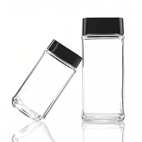 Échantillon gratuit 200ml 380ml bocaux de stockage de café en verre scellés sous vide grains de café instantanés bocaux en verre bidon d'étanchéité
