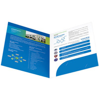 Carpeta Ecológica con Bolsillos para Archivos A4, Impresión de Logotipo Personalizado, Carpetas de Presentación para Oficina y Negocios con Bolsillos