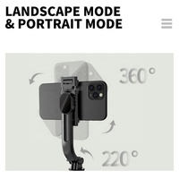 Accessoires de voyage Amazlife L12, bâton de selfie sans fil extensible portable avec trépied stable