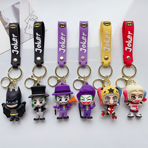Cross border llavero de dibujos animados <span class=keywords><strong>Joker</strong></span> The Dark Knight figura de anime exquisito kawaii colgante hombres y mujeres llavero colgante joyería - Product Image 1