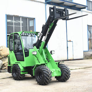 1.5 Ton di trasmissione idraulica 4 ruote motrici Mini Farm trattore piccolo Front-End gommata di dimensioni compatte con prezzo confortevole - Product Image 3