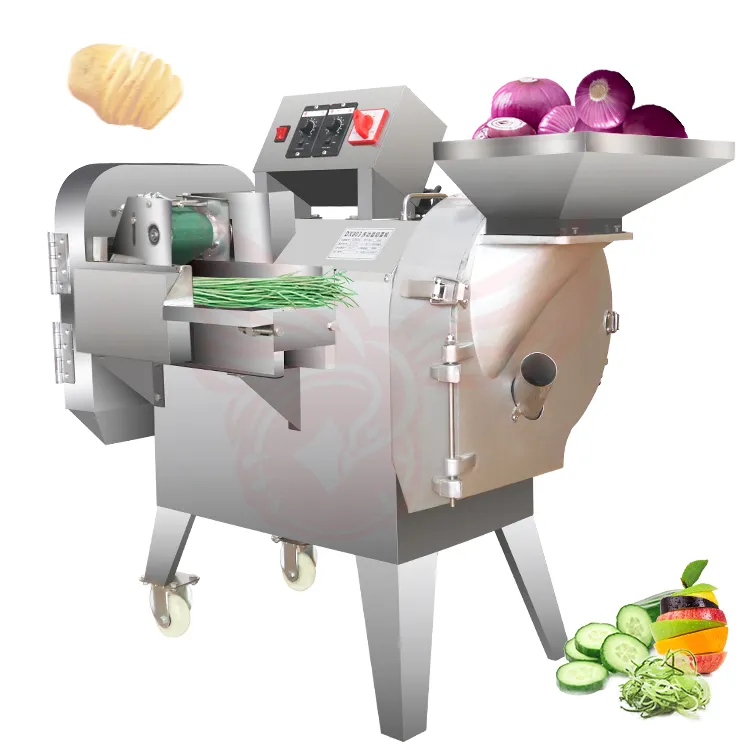 Industrial cube cutting commercial vegetable dicer carrot onion kiwi fruit apple mango vegetable dicer machine