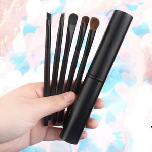 Mini <b>Eye</b> Make up Brush Set 5pcs Private Logo Travel Makeup Brush Foundation Cosmetics Powder Face Brush Makeup - Product Image 2