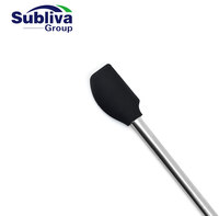 Grattoir en silicone avec manche en acier inoxydable 32.7cm