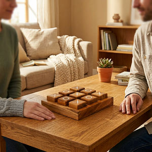 Juego <span class=keywords><strong>Tic</strong></span> Tac Toe para niños y juegos de mesa familiares Viaje 3D de decoración para sala de estar y juegos de mesa de café - Product Image 5