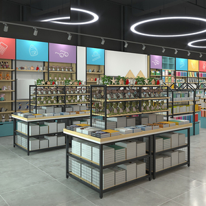 Estanterías de Diseño para Tiendas Completas, Estanterías de Exhibición para Supermercados, Librerías, Papelerías Culturales y Creativas - Product Image 3