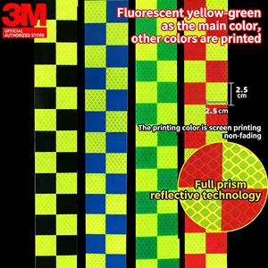 Autocollant réfléchissant de qualité diamant 3M - Autocollant de sécurité à motif Battenberg pour voiture et <span class=keywords><strong>moto</strong></span> - Product Image 5
