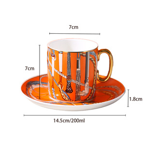 High End Exquisite Coffee Cup <b>Set</b> Ceramic Home European English Afternoon <b>Tea</b> <b>Set</b> Black <b>Tea</b> Cup - Product Image 1