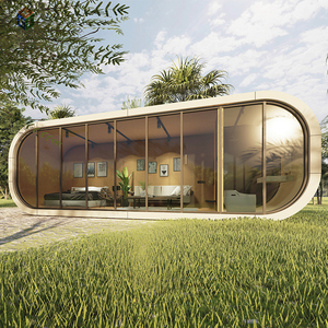 Cabina de manzana de 20 pies personalizada de fábrica de diseño modular mini Hotel casa prefabricada al aire libre para vivir y trabajar