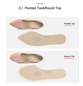 优质超薄透气牛皮鞋垫可更换内底运动鞋舒适鞋垫 - Product Image 3