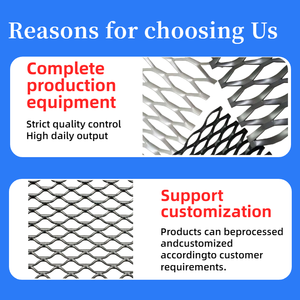 רשת מתכת מתרחבת מחוררת מגולוונת מפלדה, יריעת אלומיניום שטוחה 4x8 5X10 מ\\\"מ 3/16, סיטונאי מהמפעל - Product Image 5