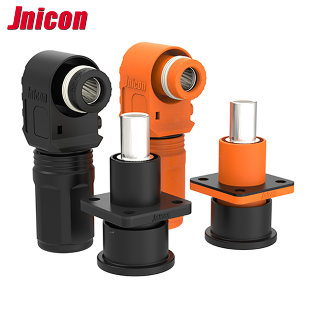 Jnicon HV Battery Connector Single-pin Energy Storage Connector Electric Equipment Plugs Panel Socket Connector