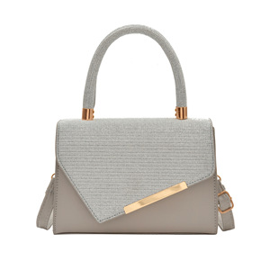 Sac à main carré en similicuir PU brillant avec poignée supérieure, sac bandoulière pour femme, usage quotidien et soirées - Product Image 5