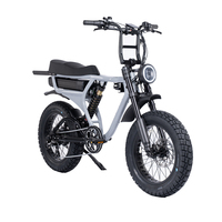Vélo électrique sport à pneus super larges 1000W EMTB tout-terrain à suspension intégrale Enduro avec batterie au lithium et moteur à moyeu arrière