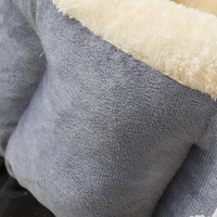 Lit pour animaux de compagnie en polaire arctique moderne, doux, en peluche longue, motif dessin animé, maison pour chat, pour chiens et chats de petite/moyenne/grande taille, confortable pour un sommeil profond