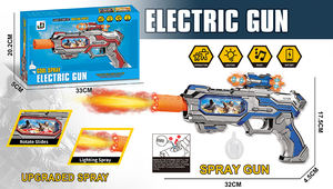 Pistola de Juguete Eléctrica de Plástico para Niños, con Efectos de Luz y Sonido, Rotación y Desplazamiento, Rociador de Agua para Exteriores - Product Image 2