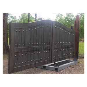 Ace, la más nueva puerta abatible doble de hierro forjado, diseño de puerta de parrilla Interior de hierro forjado, <span class=keywords><strong>bisagra</strong></span> de diseño de puerta principal de hierro forjado - Product Image 3
