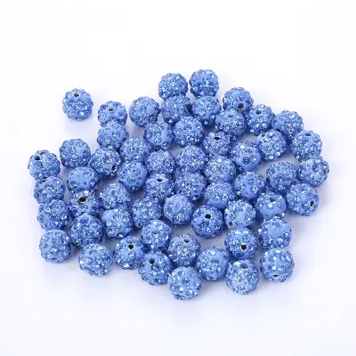 Hot Products Loose Bead Manufacturers For Accessories Full Diamond Bracelet Separated Diamond Ball Bracelet Hand Beaded