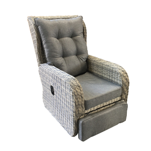 Conjunto de sofás reclinables giratorios para exteriores, muebles de jardín y Patio - Product Image 3