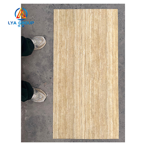 Revêtement mural intérieur en carreaux de céramique souple MCM, panneau mural flexible en travertin naturel, ignifuge - Product Image 1
