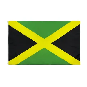 Huiyi Bandera de país jamaicano Diseño Tienda Bandera delantera