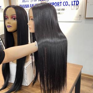 Precio al por Mayor, Peluca Vietnamita de Cabello Lacio de 28 Pulgadas, Pelucas para Cosplay y Fiestas, Extensiones de Cabello Disponibles - Product Image 1