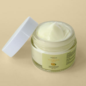Crème pour le visage de <span class=keywords><strong>soin</strong></span> de la peau biologique à étiquette privée, hydratante, nourrissante, anti-âge, éclaircissante, crème faciale au curcuma pour femmes - Product Image 1