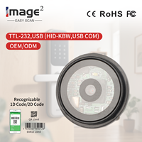 EM001 Control de Acceso de Cerradura de Puerta Mini Escáner de Código QR Módulo de Escáner de Quiosco Escáner de Código de Barras 2D Integrado con Interfaz USB y COM