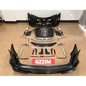 Kits de carrocería para <span class=keywords><strong>Sienna</strong></span> <span class=keywords><strong>2022</strong></span>, rejilla de parachoques delantero y trasero de plástico, falda lateral - Product Image 5