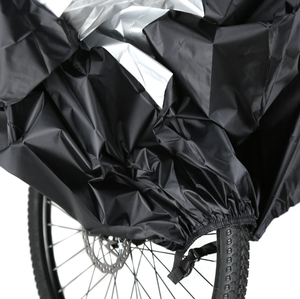 Cubierta impermeable de nailon Rip Stop Cycle para lluvia, cubierta ligera para <span class=keywords><strong>bicicleta</strong></span> al aire libre para 1 <span class=keywords><strong>bicicleta</strong></span> para bicicletas de <span class=keywords><strong>carretera</strong></span> y cruceros - Product Image 5
