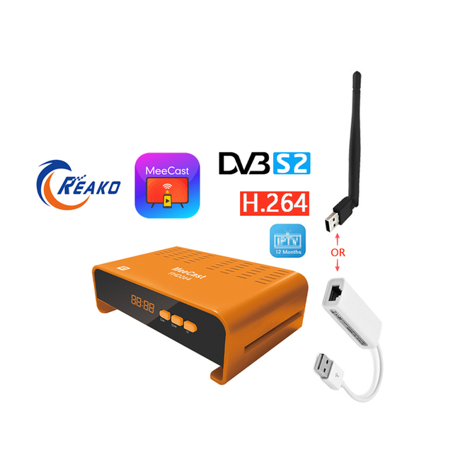 DVB-S2 H.264 Digital Satellite TV Receiver Set Top Box with Free Air Decoder Built-in 1P TV 1080P HD 12 Mon-ths Warranty