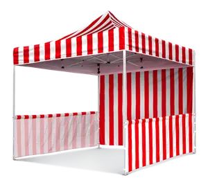 Red white stripe carnival promotion custom tents trade show event tent for party